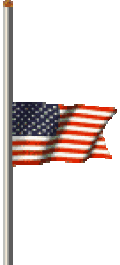 US Flag at half mast
